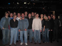 a group of people posing for a picture